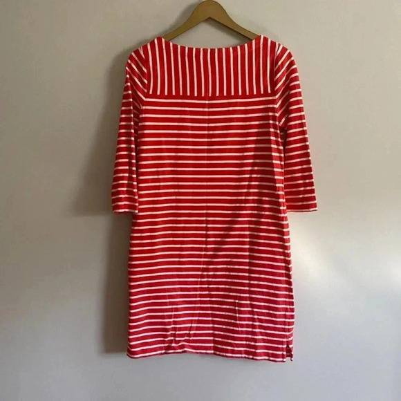 Land's End Red and White Striped Nautical Dress - Picture 7 of 8